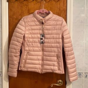 Palomares Sports blush pink gold zip jacket